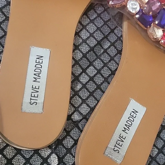 Multicolored Rhinestones Slides - Picture 4 of 5